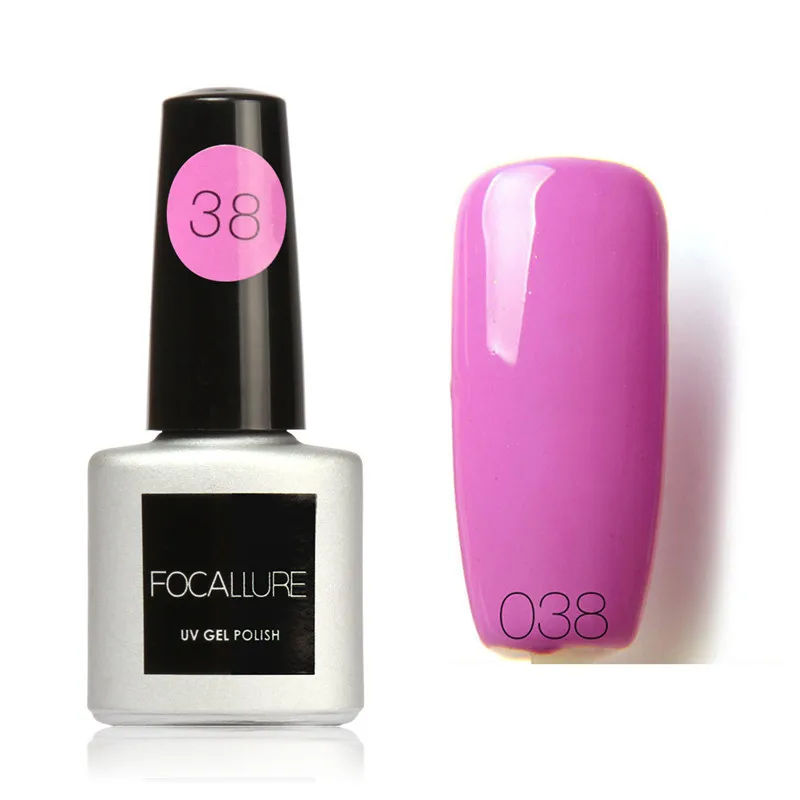 Focallure, 7 мл, замачиваемый УФ-гель для ногтей, лак для ногтей, косметика, дизайн ногтей, маникюр, модный Гель-лак для ногтей, лак для ногтей Shellak - Цвет: 038