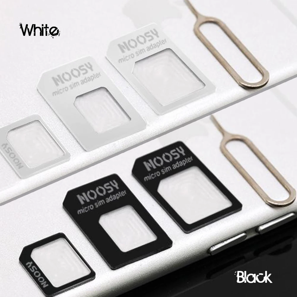 Для iPhone 4/4S для преобразования NANO SIM карты 5/5S/5C 4 в 1 адаптер с Pin ~| |