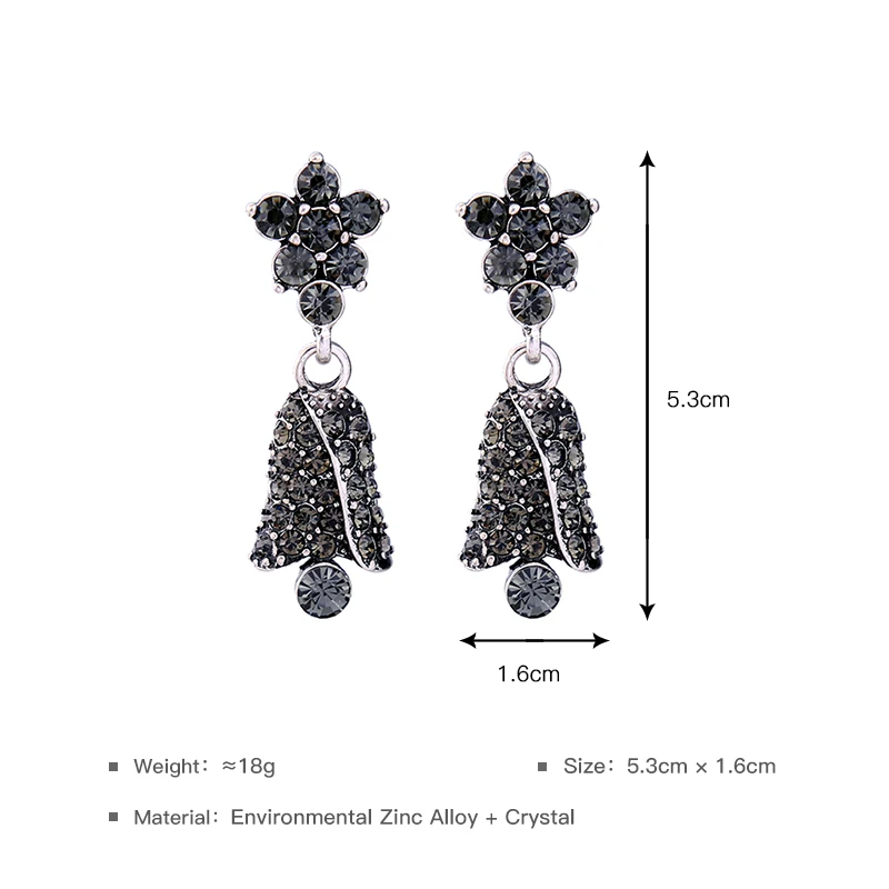 Модные женские висячие серьги с кристаллами онлайн шоппинг индийские Ретро