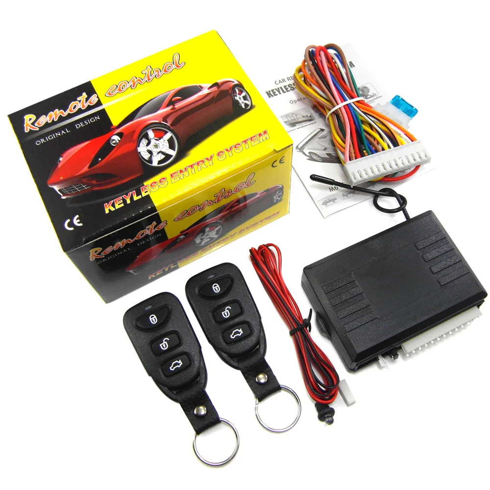 

12V New Universal Car Auto Remote Central Kit Door Lock Locking Vehicle Keyless Entry System hot selling car alarm CHADWICK 8113