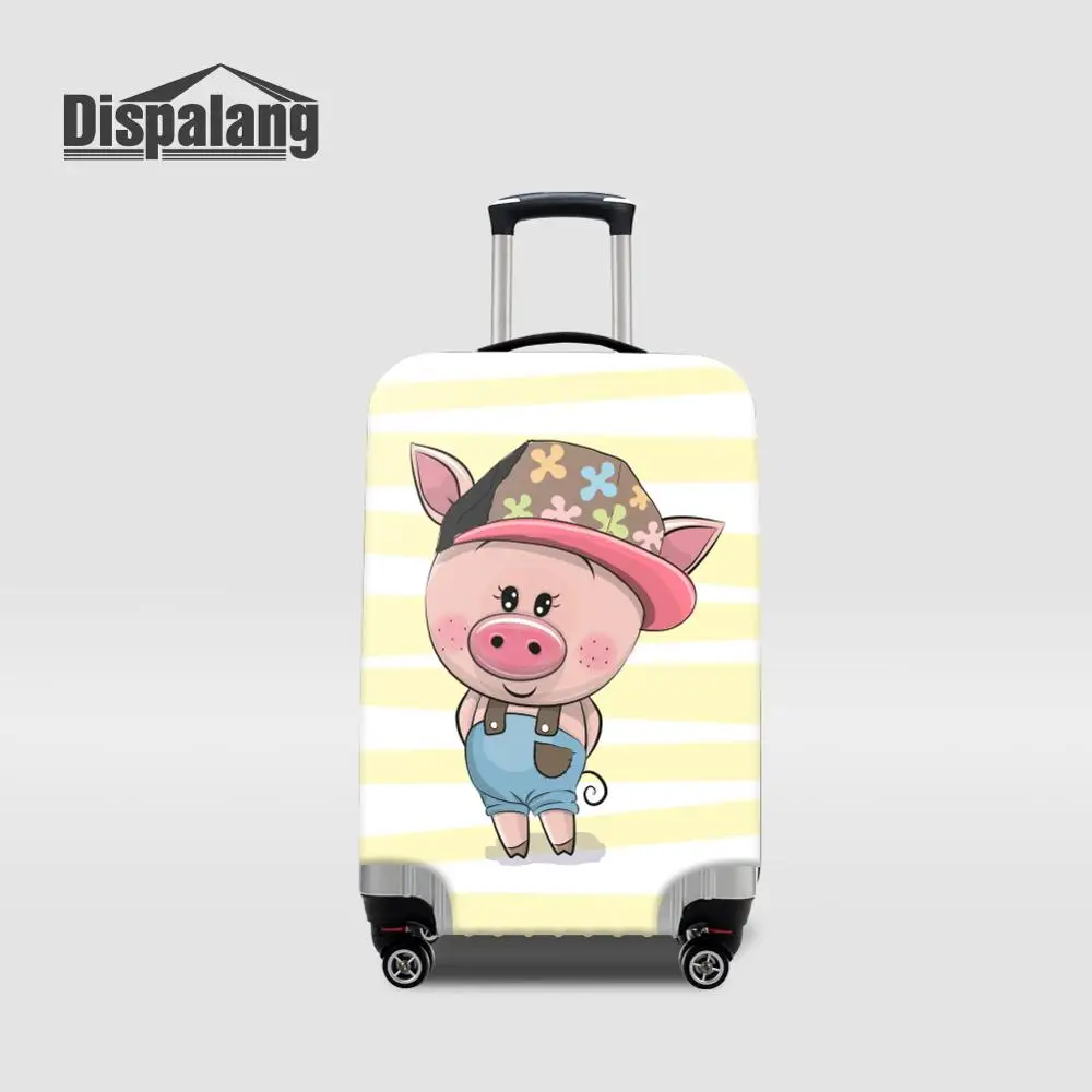 Luggage Cover20 Dispalang лиса свинья Сова Единорог принт защитный чехол на чемодан для 18-32 дюймов детей женщин мультфильм аксессуары для путешествий - Цвет: Luggage Cover20