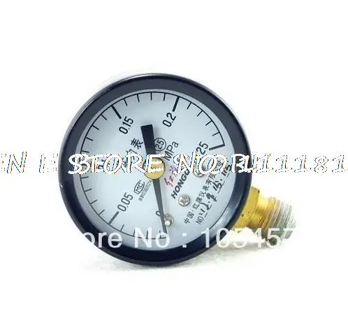 

0-0.25Mpa Water Oil Hydraulic Air Pressure Gauge Universal Gauge M10*1 40mm Dia