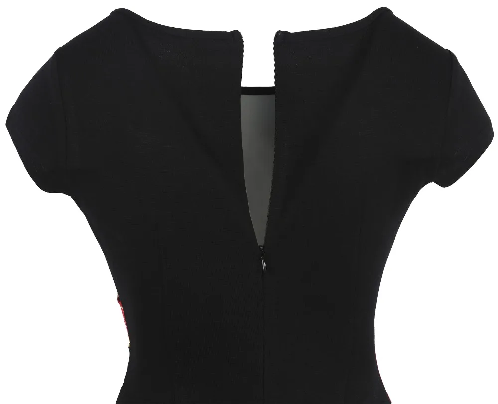 Женское облегающее платье-карандаш Oxiuly элегантное стрейчевое платье с цветочным