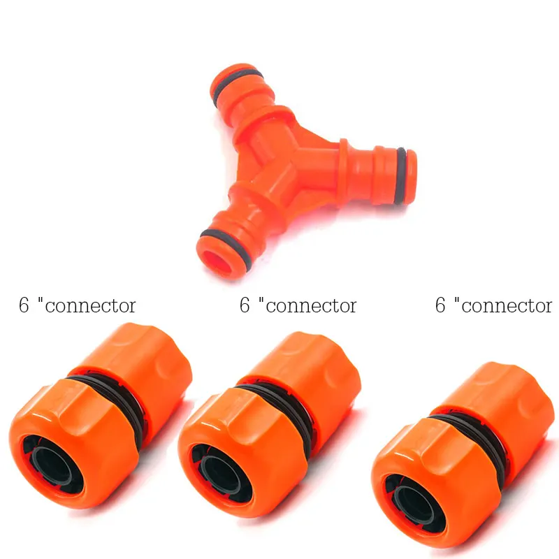Пластиковый 3 полосный соединитель для сосков y типа + 4 &quot/6&quot быстрое соединение
