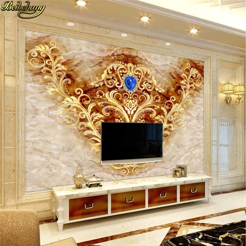 

beibehang Papel De Parede 3D Classical marble European Custom Photo Mural bedroom TV Background Mural wallpaper for Wall Paper