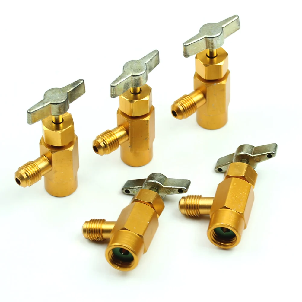 

Hot R-134 R-134a AC Refrigerant Tap Can Dispensing 1/2\" ACME Thread Valve Tool