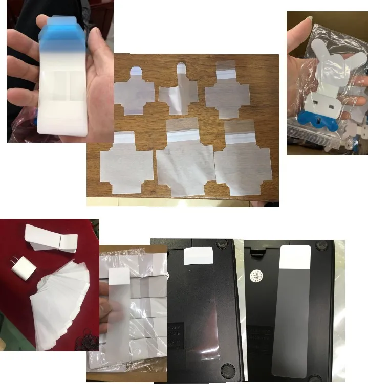 100 шт./лот пластиковая оригинальная Экран защитная пленка Зарядное устройство re