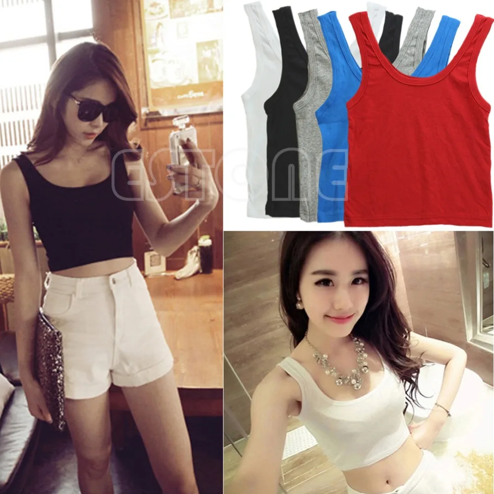 Женский топ без рукавов с глубоким вырезом|top vest|neck croptank top sleeveless |