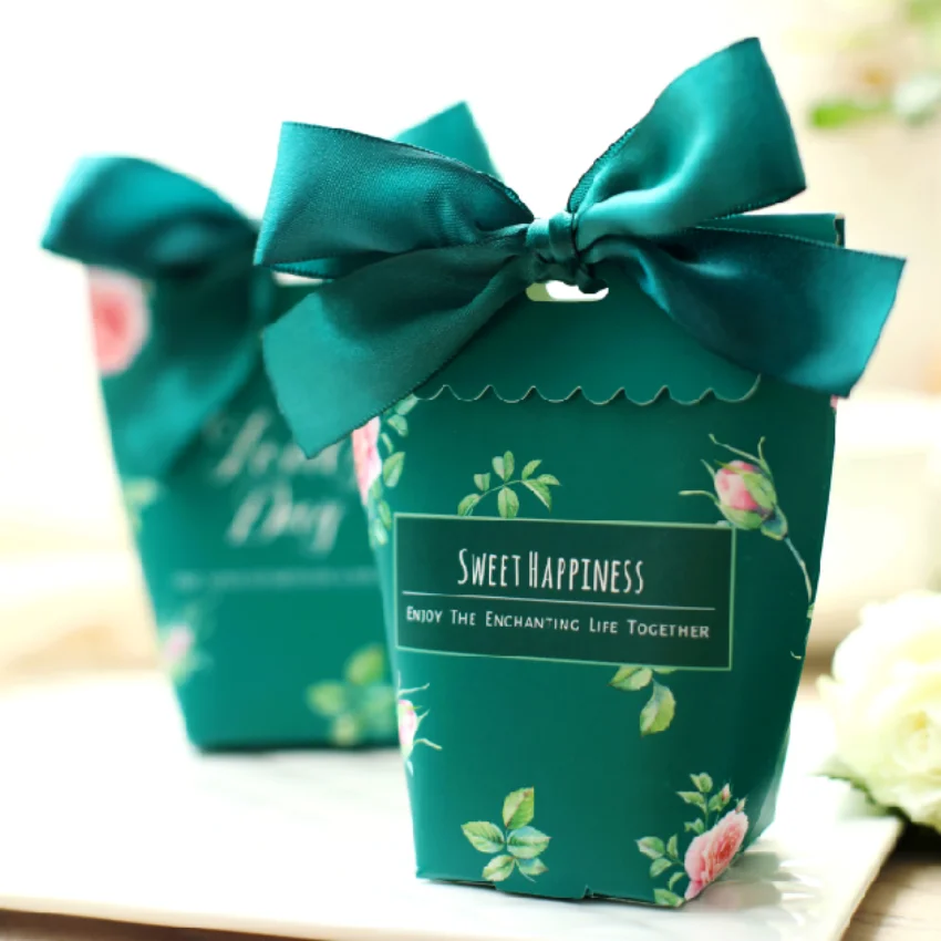 50 шт. бумажные пакеты для конфет с лентами| |