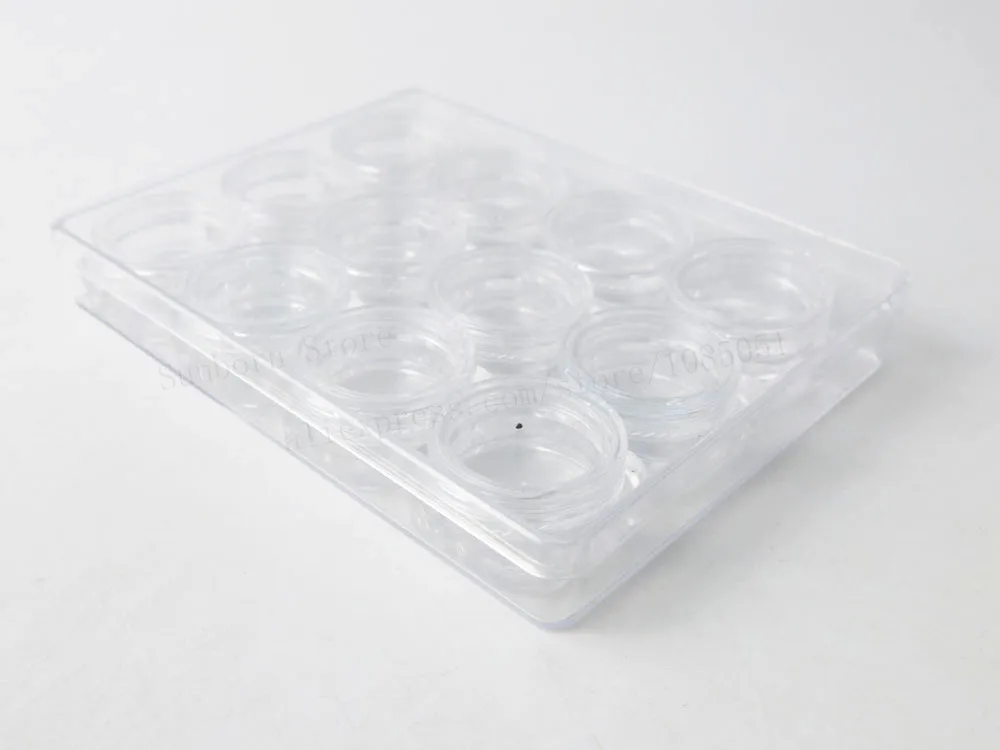 20X1g Симпатичные прозрачные бутылки многоразового использования Мини