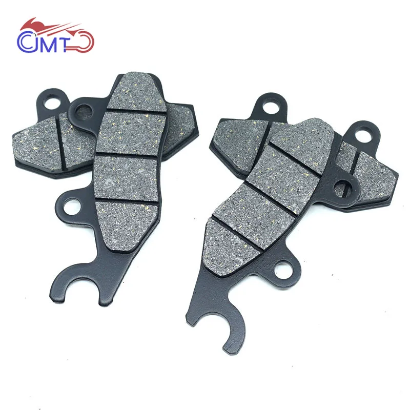Front Left Right Для Suzuki Burgman Skywave 400 AN400 AN400A AN400S AN400Z 2007- Передние Задние тормозные колодки комплект - Цвет: Front Left Right