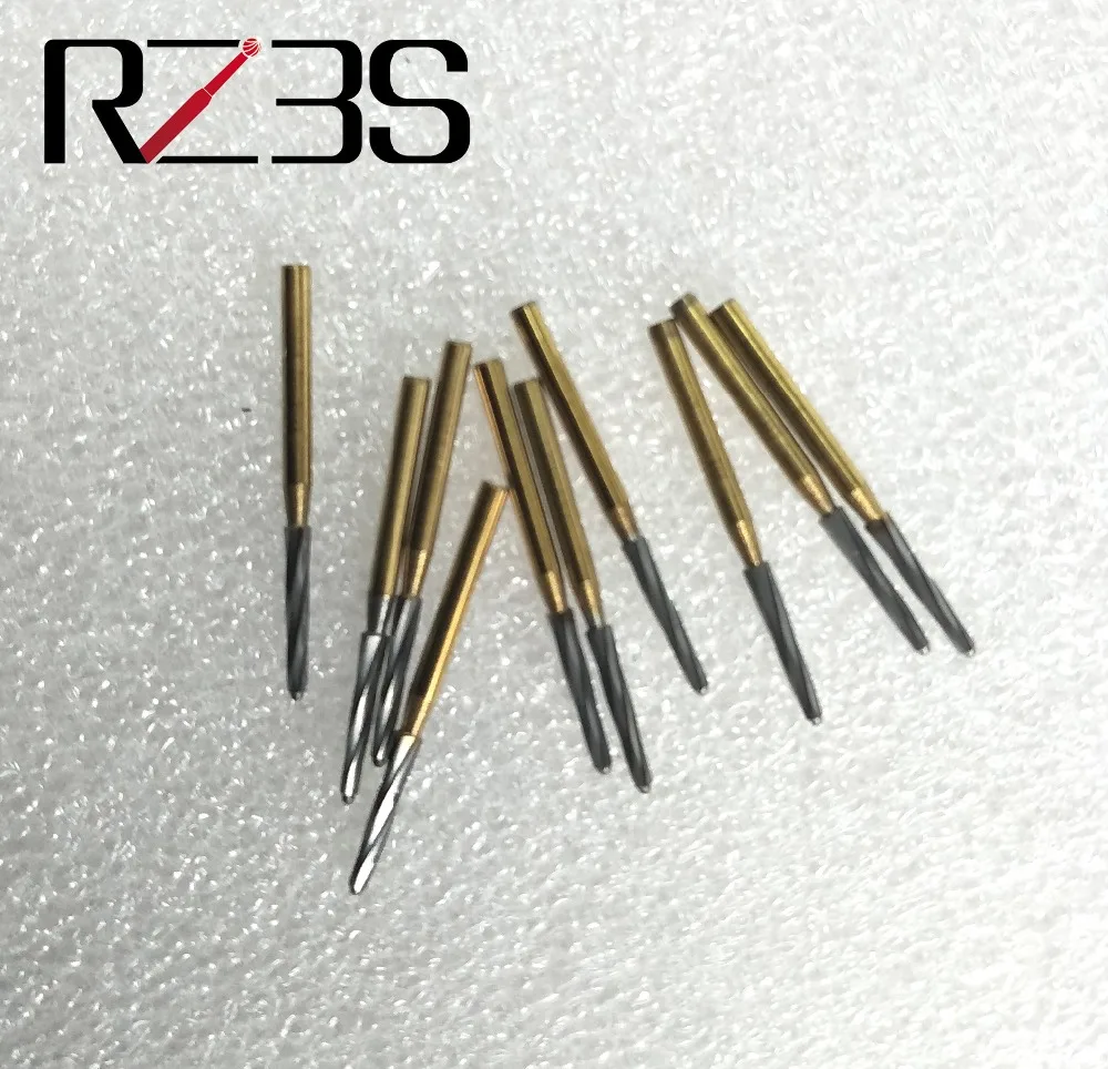 RZ3S Вольфрам карбида ENDO-Z Бур для эндодонтической 10 шт./упак. 21 мм/25 мм/28 мм режущие