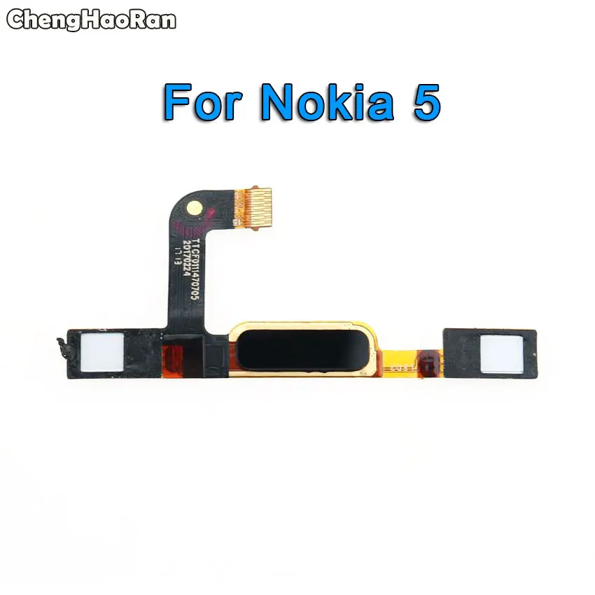 ChengHaoRan Новинка для Nokia 5 6 8 Главная Кнопка задняя Touch ID датчик отпечатков пальцев