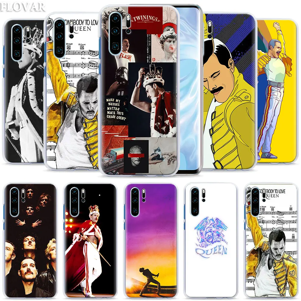 Фредди Меркури Queen футляр для телефона для huawei P30 Pro P10 P20 P30 Lite P8 P9 Lite P Smart плюс Чехол