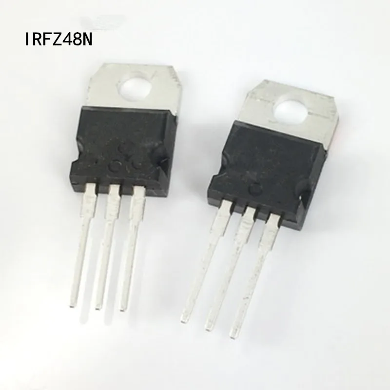 

100pcs IRFZ48N IRFZ48NPBF IRFZ48 TO-220 MOSFET 55V 64A