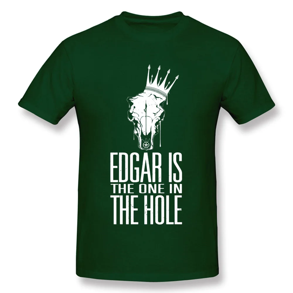 Футболка с изображением мексиканского черепа футболка надписью Edgar Is The One In Hole
