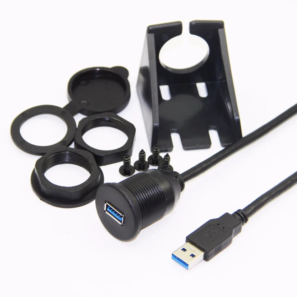 Bochara USB 3 0 &quotпапа&quot в &quotМама&quot Женский удлинитель с панель скрытого монтажа для