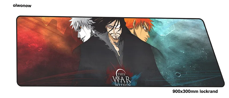 BLEACH Коврик для мыши 900x300x2 мм заказной игровой коврик для мыши геймерский коврик Персональный Игровой Компьютерный стол padmouse коврики для игровой клавиатуры - Цвет: Size 900x300x2mm