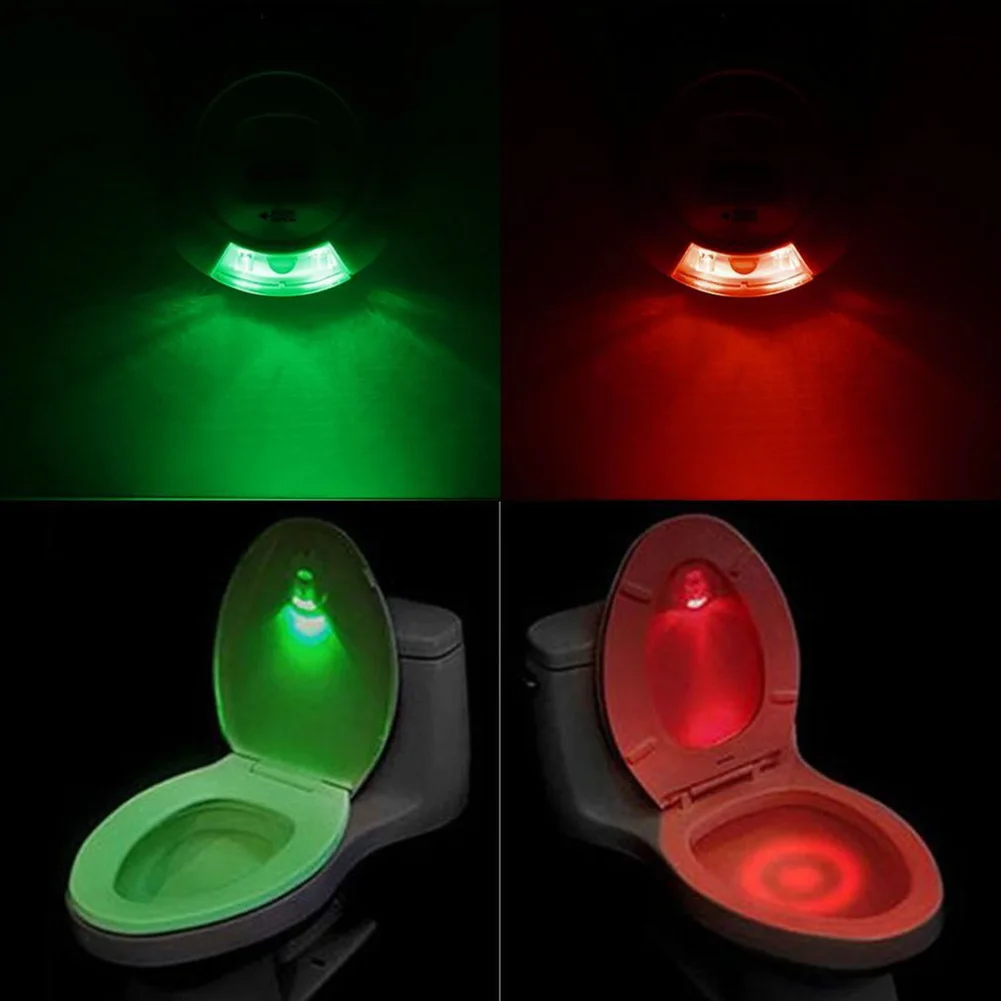 

LED Toilet Backlight Waterproof Smart Night Light Bowl Bathroom Toilet Seat Lighting Motion Activated Sensor Emergency Lamp