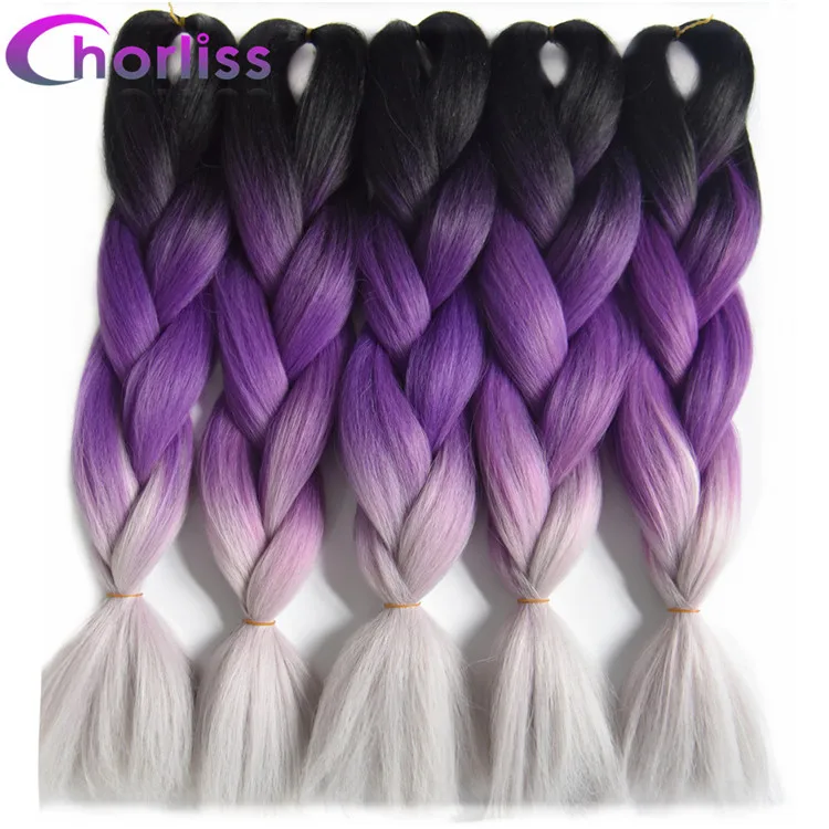 M#Красный Chorliss, огромные косички, вязанные волосы для наращивания, синтетические, Омбре, плетеные волосы, пряди, вязанные крючком, косички, синий, жук, 24 дюйма(65 см), синий, серый - Цвет: M#Красный