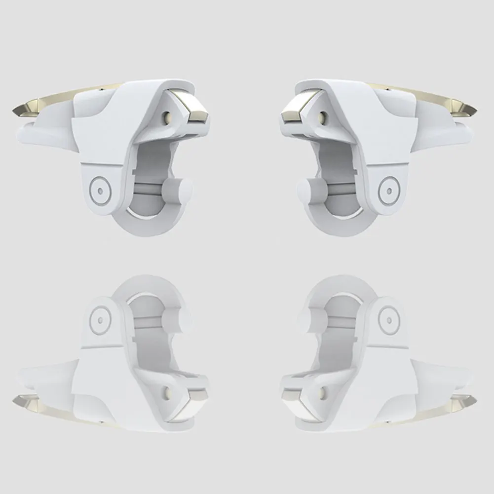 1Pair Mobile Phone Gaming Trigger Shooter Accessories Fire Button Ergonomic Design Controller Handle For PUBG/Rules Of Survival |