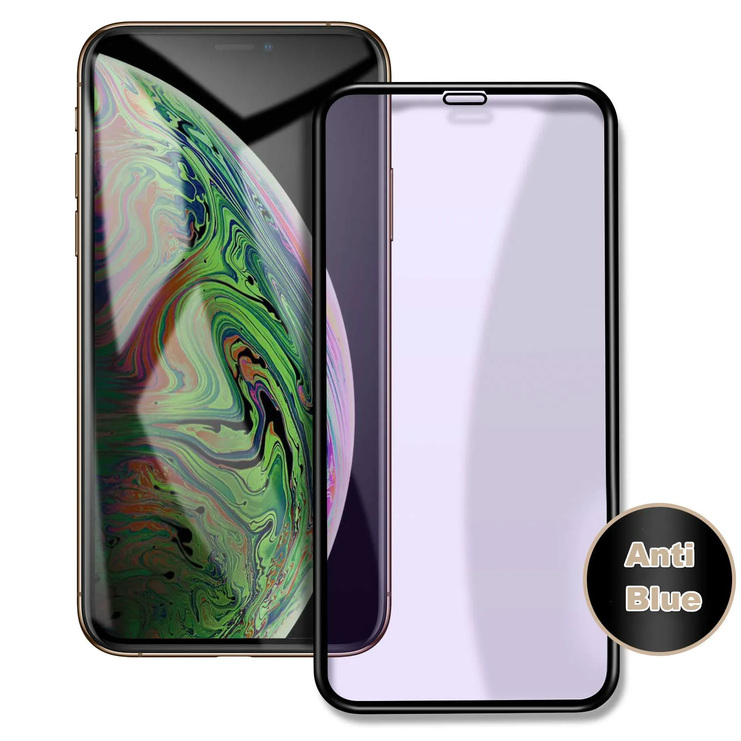 Защита для экрана iPhone Xs MAX 6 6s 3D изогнутая поверхность Закаленное стекло пленка