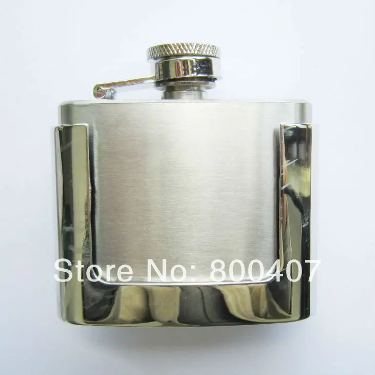 Розничная пряжка ремня (классическая фляга из нержавеющей стали 2 унции) фляжка
