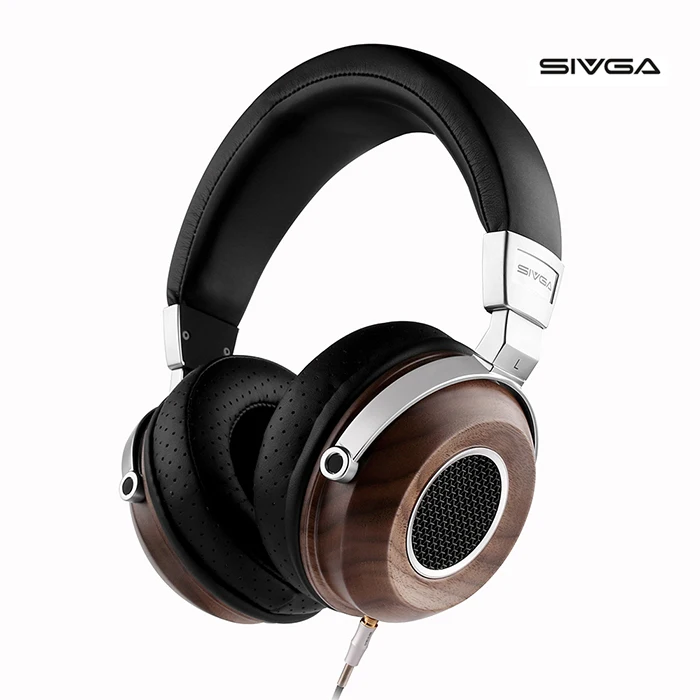 Sivga SV004 деревянный открытым Тип HIFI монитора для наушников 50 мм покрытием бериллия