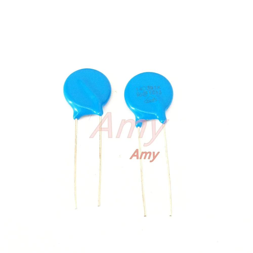 100 шт./лот Варистор 14D391K 14K391 390V диаметр 14 мм AC 250V DC 320V Импорт|varistor 250v| |