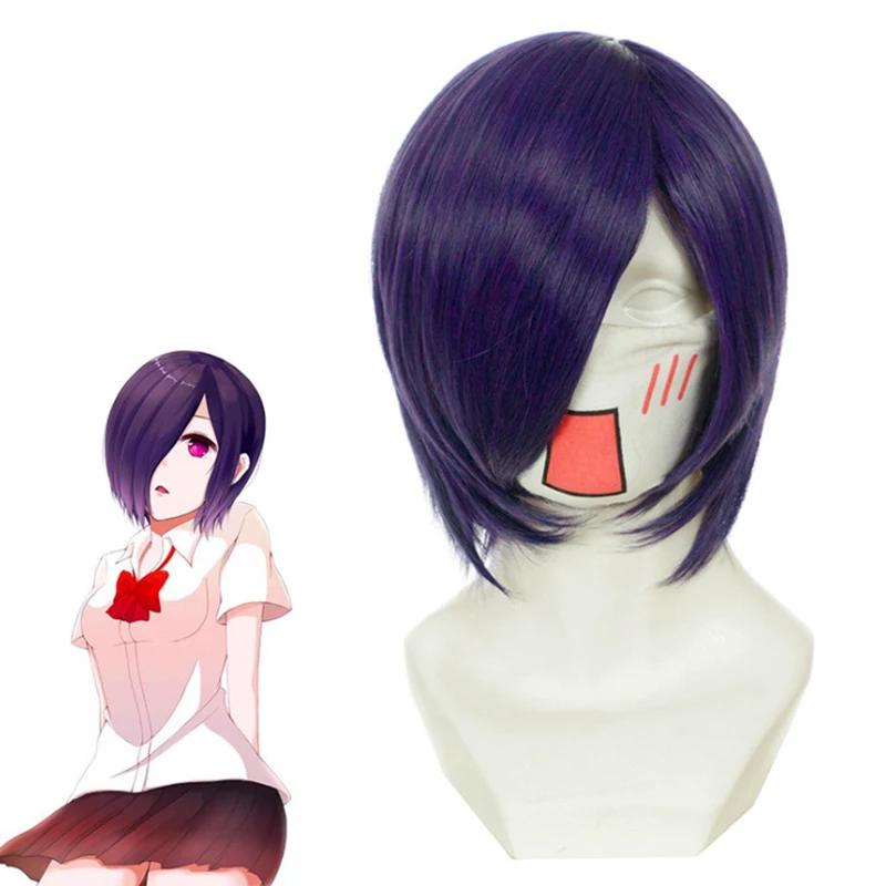 

Anime Tokyo Ghoul Cosplay Wigs Touka Kirishima Cosplay Wig Heat Resistant Synthetic Wig Hair Halloween Carnival Party Women Wig