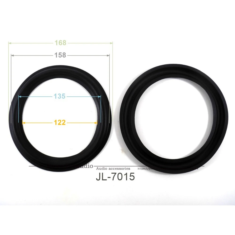 

New 10 pcs /lot = 5 Pair 6.5inch Woofer Repairable Parts / Speaker Rubber Surround ( 168mm / 158mm / 135mm / 122mm )