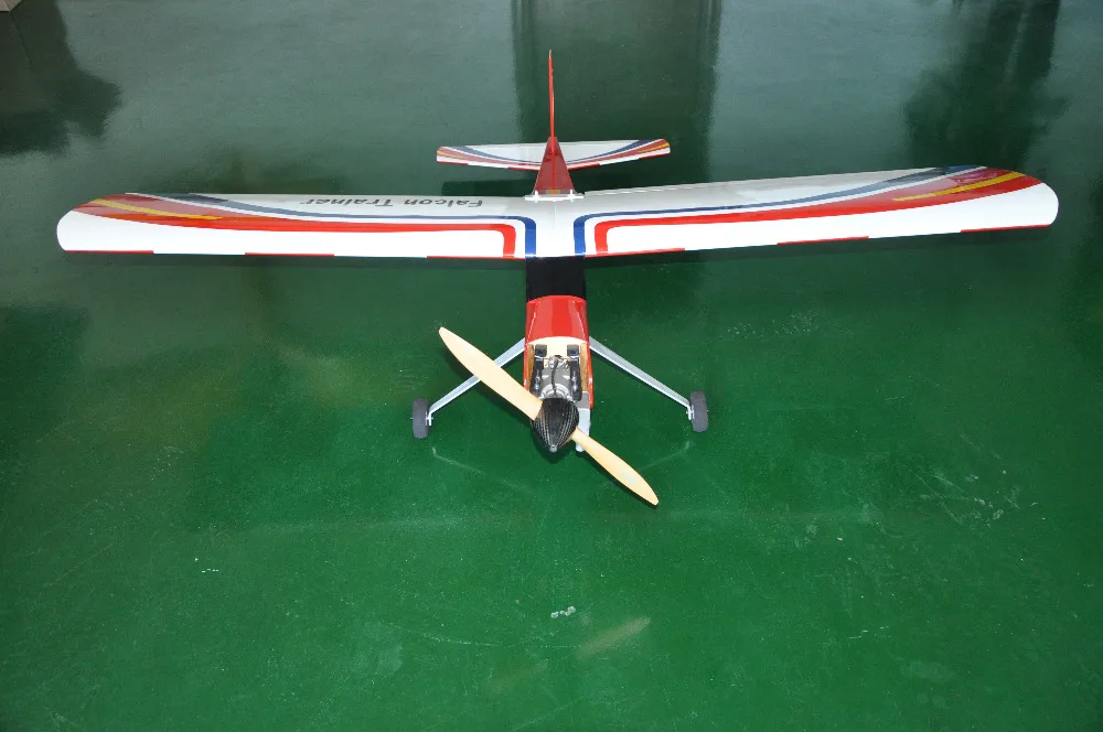 Falcon Trainer 20cc радиоуправляемого самолета на бензине Balsa деревянная модель для