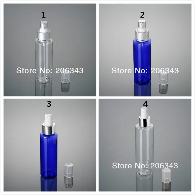 

100ml TRANSPARENT/BLUE PLASTIC PET BOTTLE for toilet water/lotion bottle,sray bottle ,mist sprayer skin care cosmetic packing