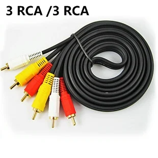 Композитный AV кабель папа 3 RCA 3RCA 10 м/30 футов Бесплатная доставка DHL 20 шт./лот|rca cable