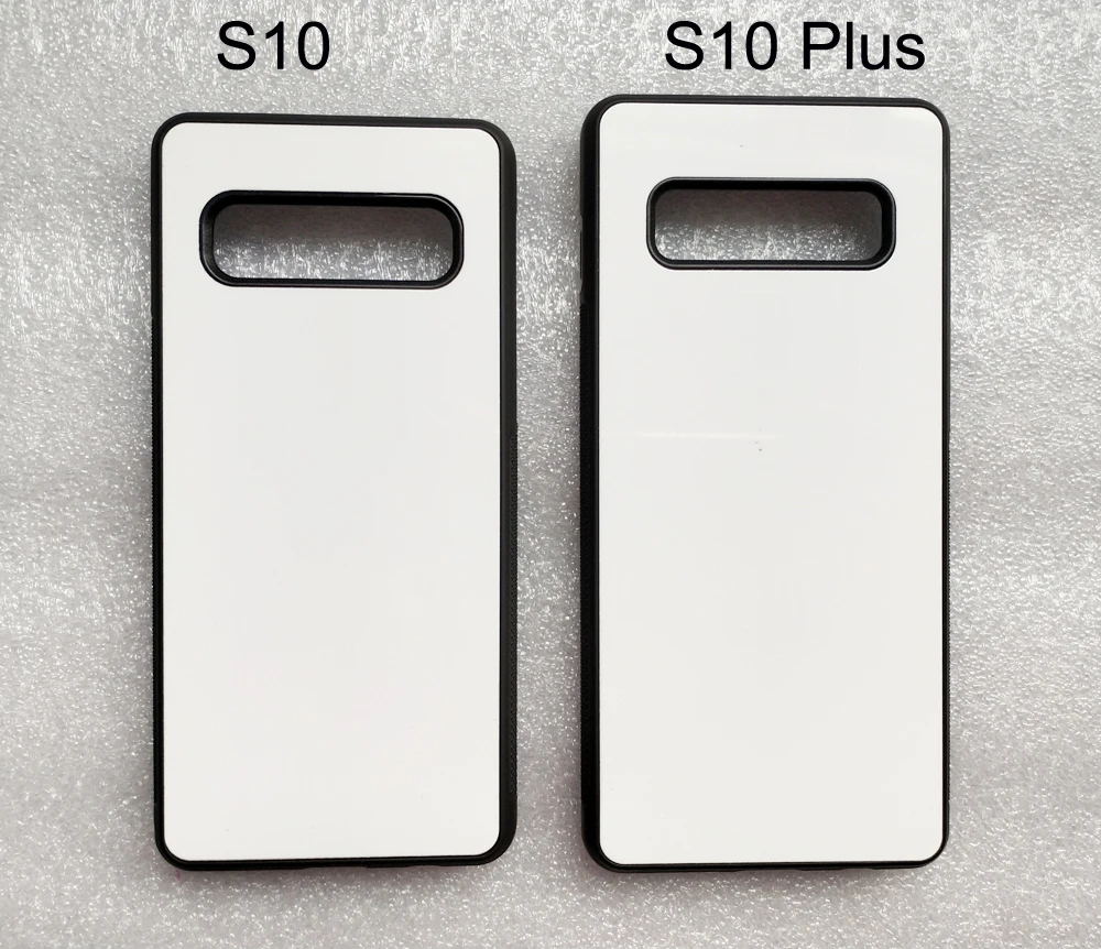 Резиновый чехол из ТПУ для Samsung S20 / S10 Plus S10E Lite 2d с сублимационным принтом + пустая