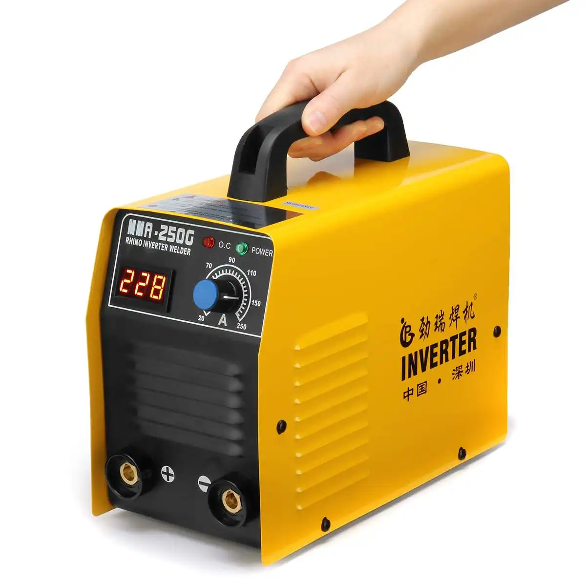 20-250A 25KVA IP21 инвертор дуговой Электрический сварочный аппарат IGBT/MMA/Arc/ZX7 сварочный аппарат для сварки Электрический Рабочий цифровой дисплей