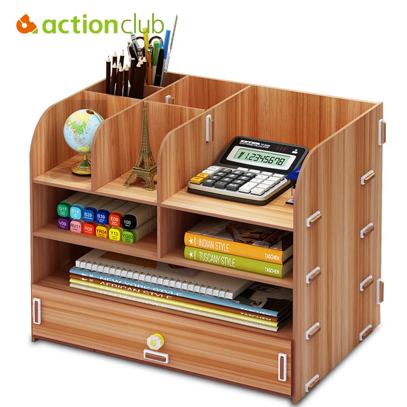 Actionclub офисный Настольный ящик для хранения сделай сам большая емкость