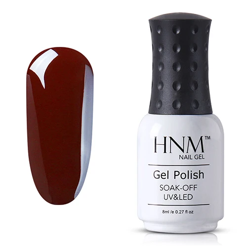007 HNM 8 мл кофейно-коричневая штамповочная Краска Лак для ногтей Nail Art Nagellak Vernis Ongle лак для ногтей замочить от полупостоянного лака - Цвет: 007