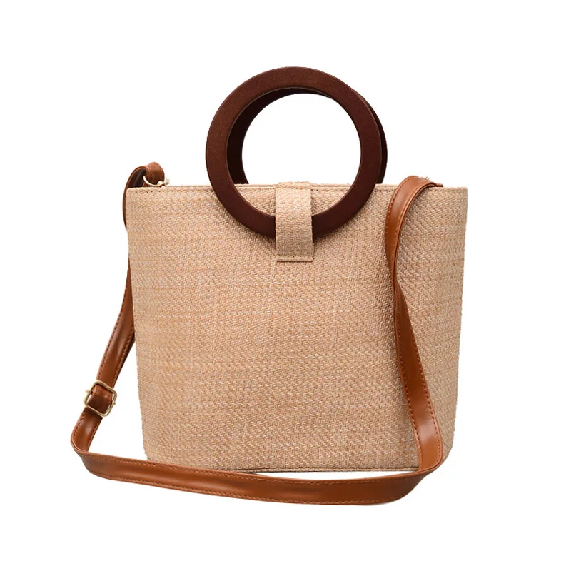 Модные популярные женские пляжные соломенные сумки популярная в INS Осенняя