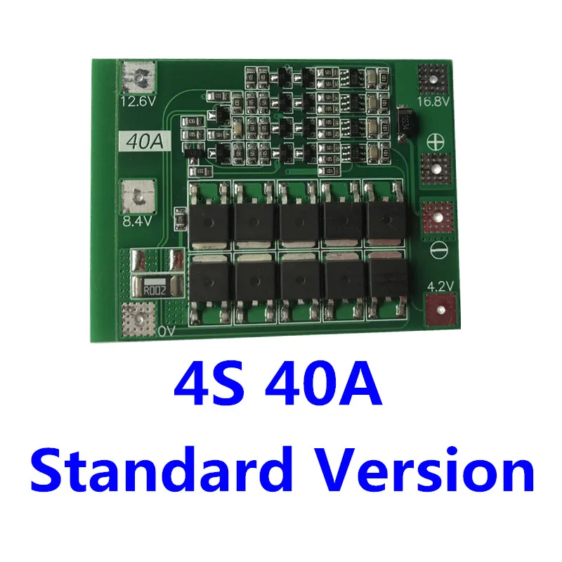 4S 40A литий ионный Батарея 18650 Зарядное устройство pcb защиты БМС доска для буровых