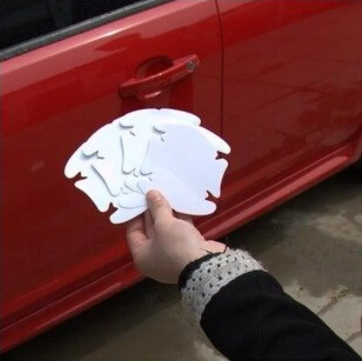 Новинка 2019 г. Защитная Наклейка на ручку автомобильного стайлинга для skoda octavia