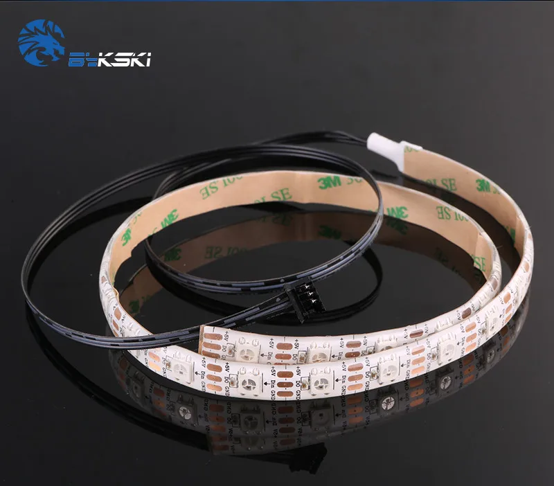 1000mm Length Bykski RBW RGB светильник, аура, светильник, полосы, крутой симфония, светодиодный светильник на шасси, светодиодный, 5 В, полосы 50 см, 100 см, чехол светильник ing - Цвет лезвия: 1000mm Length