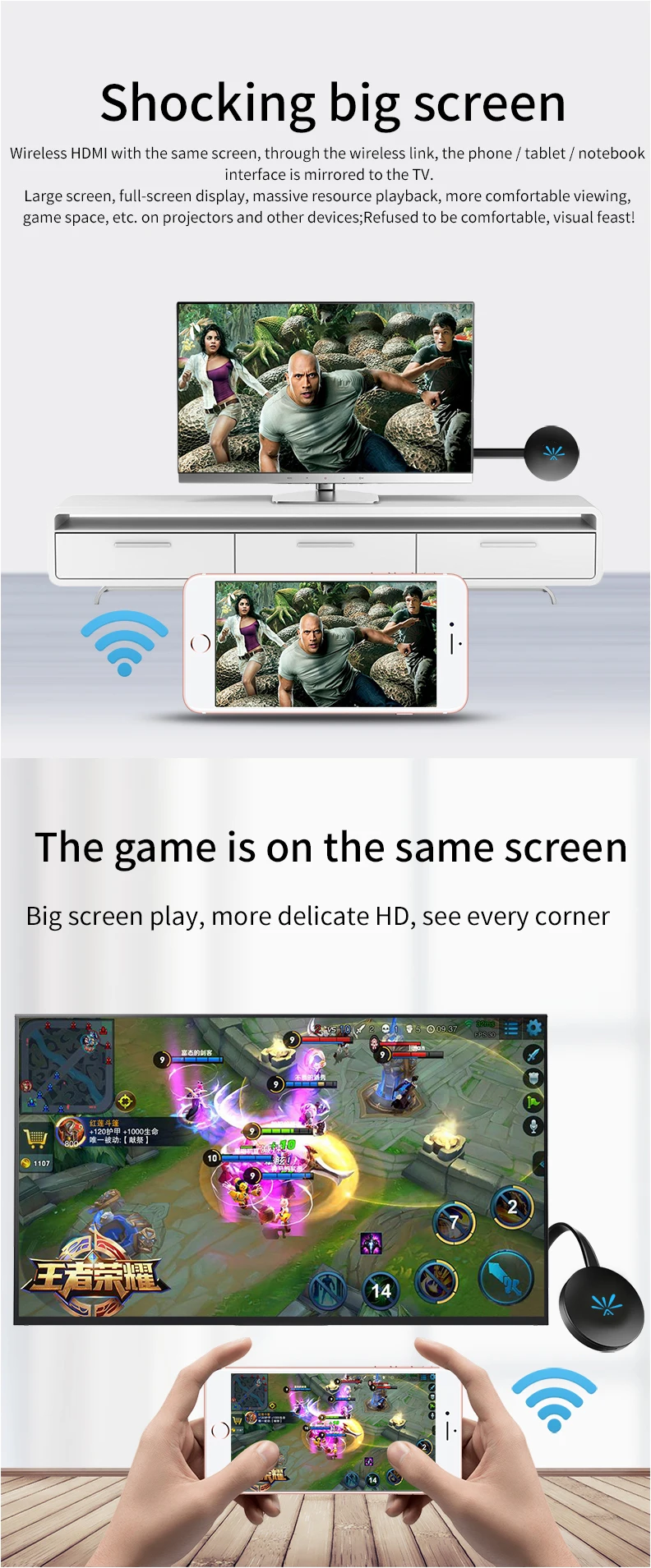 G6 Chromecast Google tv Stick 2,4G 5G Видео Wifi Дисплей программный ключ HDMI Miracast для IOS Android tv беспроводной Chromecast 2