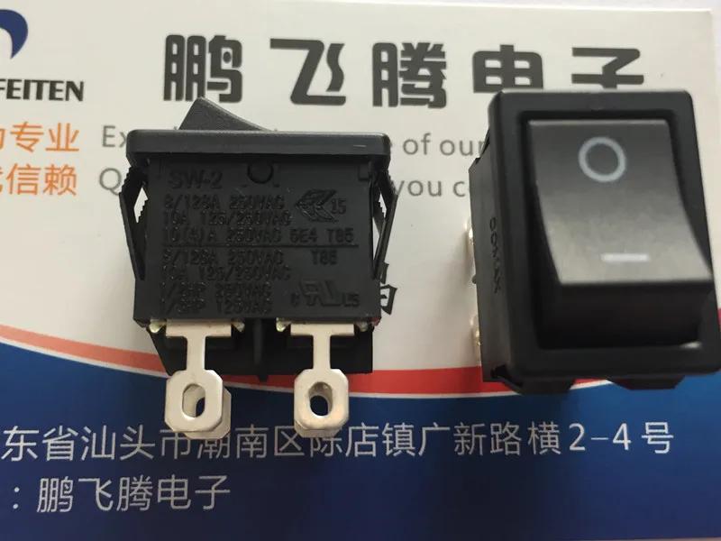 Оригинальный новый 100% Φ Высокоточный клавишный выключатель 4pin 2gear питания
