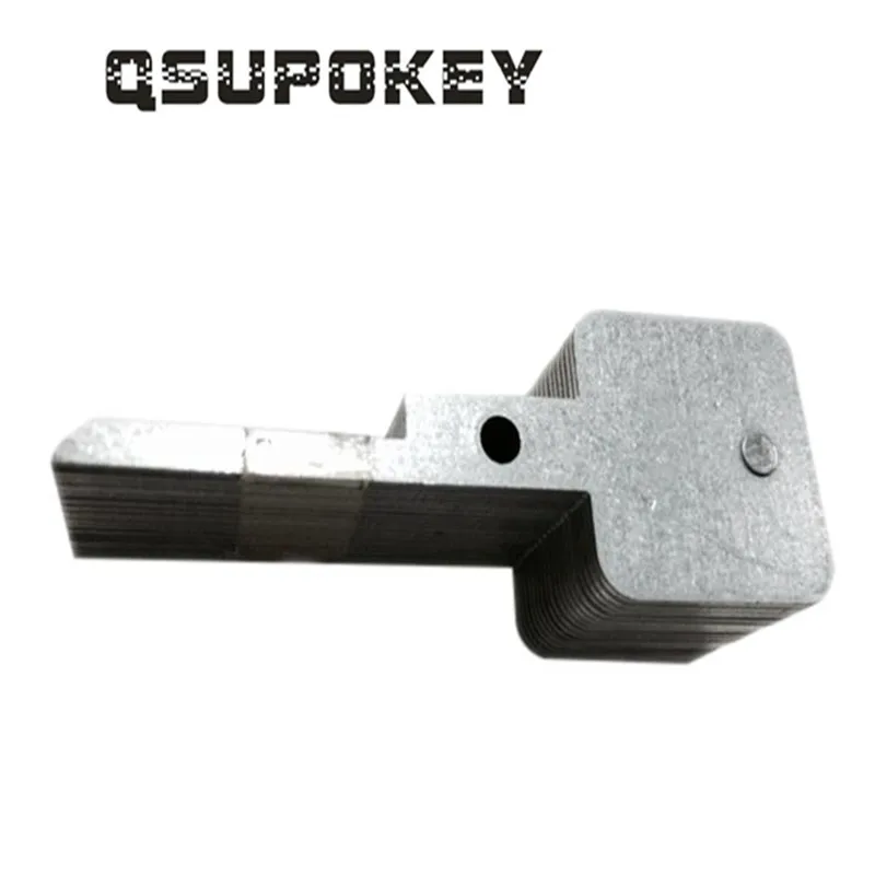 QSUPOKEY подлинный ключ Lishi аварийное лезвие для ключей (20 ключей) Hu66 HU92 HU101 HU100|Замки и
