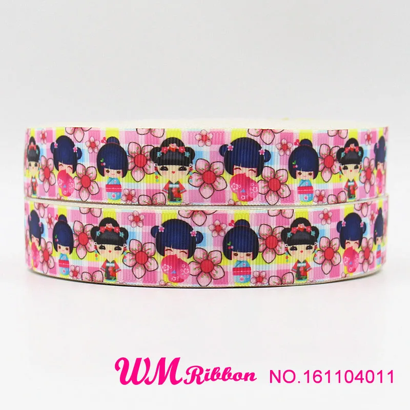 161104011 Q& N ленты 7/8 дюймов 22 мм Лодка паруса печатные grosgrain ленты для свадьбы рождественской вечеринки украшения DIY лук ленты для поделок карты - Цвет: 161104011
