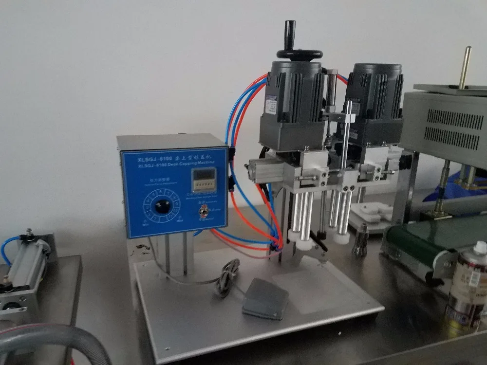 Настольная автоматическая крышка укупорка машины насоса специальная форма