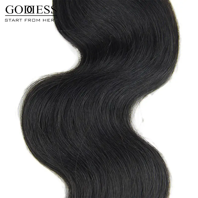 Уха До Кружева Фронтальная Закрытие С Пучками Бразильские Волосы Девственницы