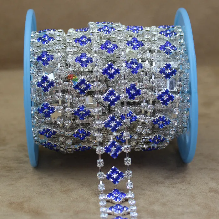 Свадебная Бриллиантовая стразы цепочка для чашки отделка ширина 2 см прозрачные