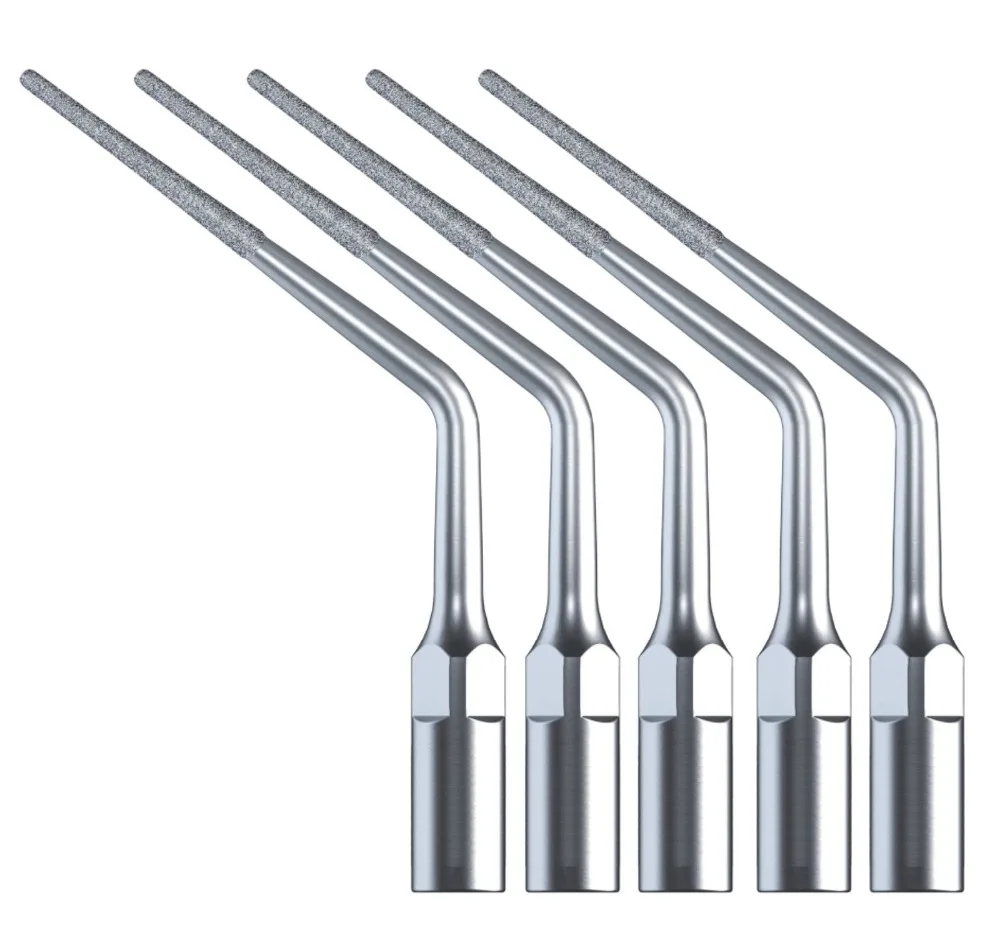 

5 pcs Dental Endo Endodontics Tips DTE SATELEC Ultrasonic Scaler Diamond ED3D
